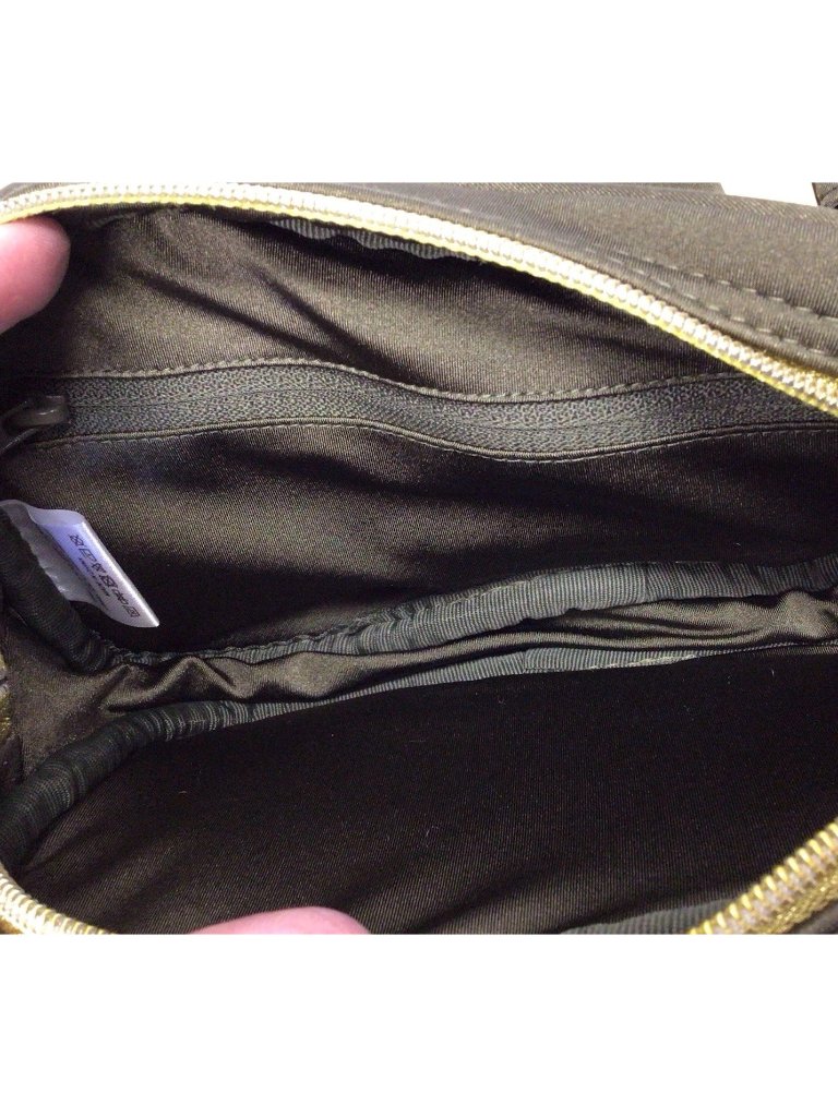 My Sunday Ski Belt Bag Fanny Pack Green Sherpa Gold — image 3 of 8